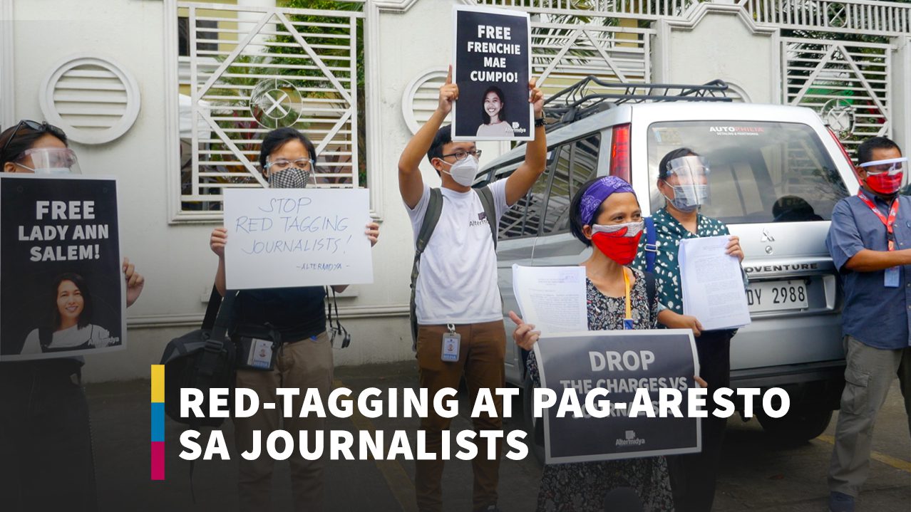 Red-tagging & pag-aresto sa journalists