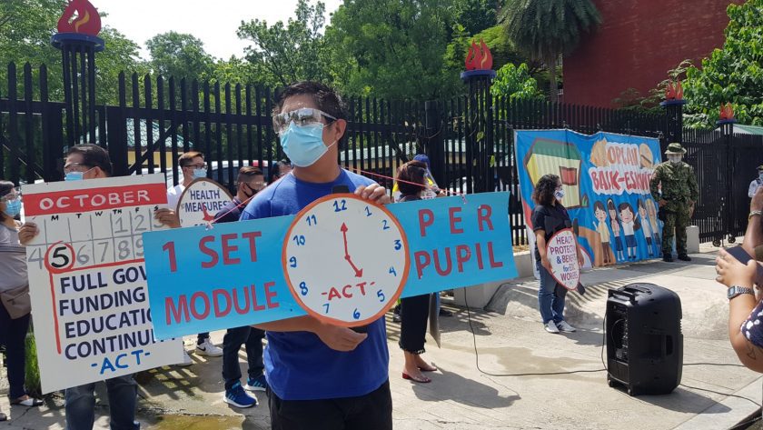 Teachers assail lack of support in 2022 proposed budget