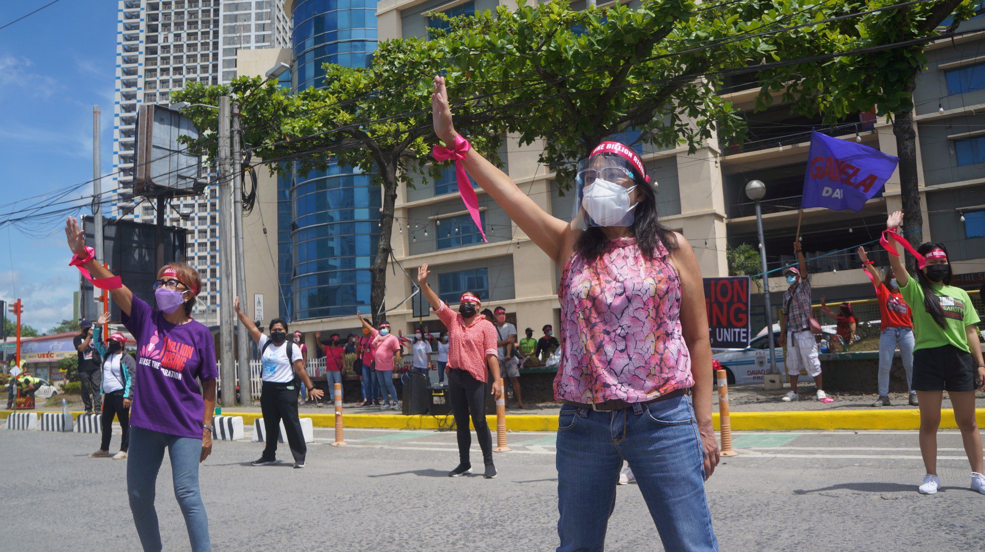Women’s groups and other sectoral organizations in the city join the 9th year of the gender-based global campaign One Billion Rising as they called out the attacks against government critics in the region.