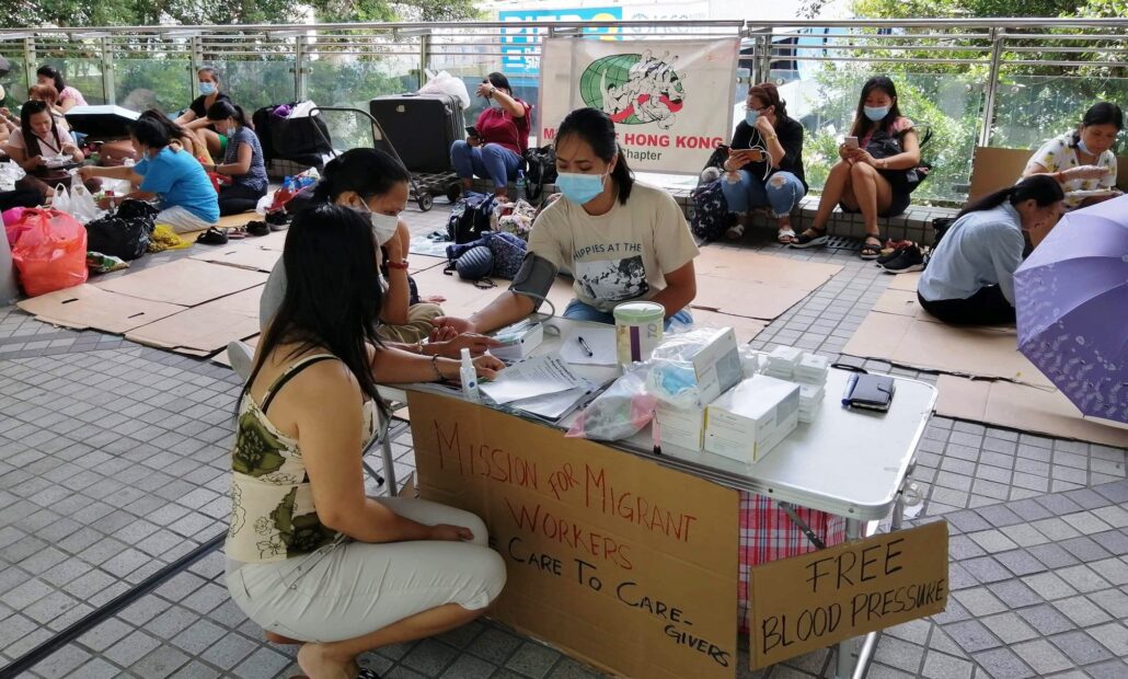 A number of Overseas Filipino Workers (OFWs) who have tested positive of Covid-19 are being terminated, abandoned and forced to live in parks in cold weather in Hong Kong.