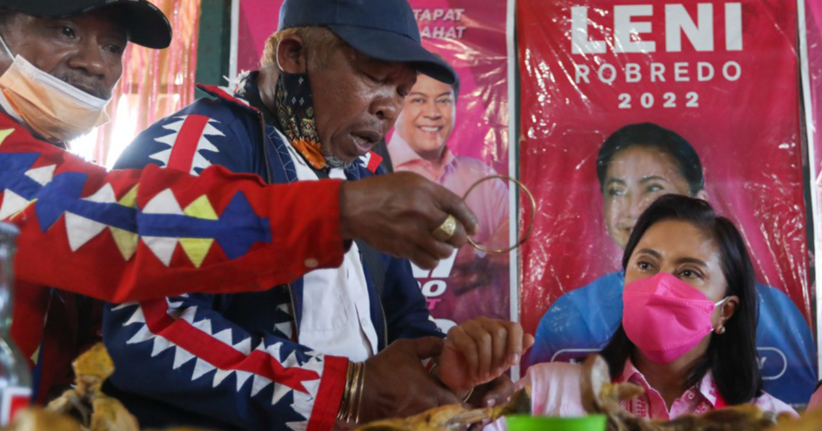 An indigenous group in Sumilao, Bukidnon responded to hecklers in social media who mocked their ritual to presidential candidate and incumbent Vice President Leni Robredo last week.