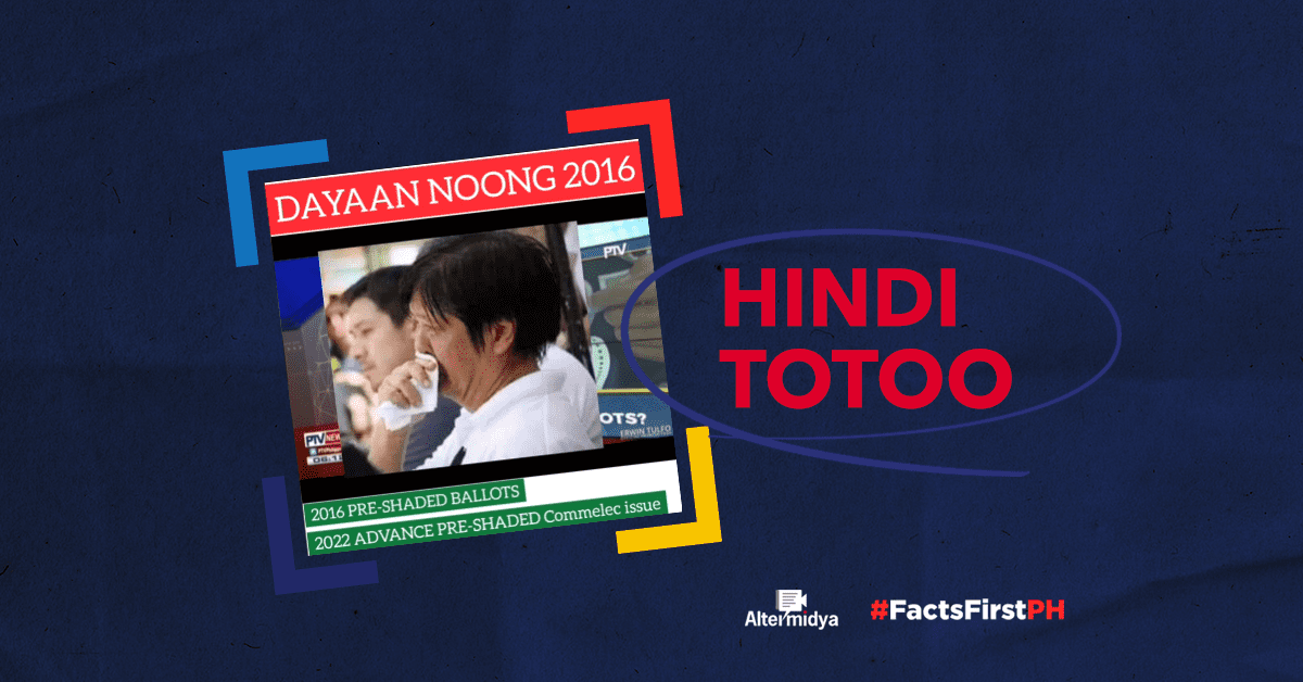 Ibinasura na ng Korte Suprema ang electoral protest na isinampa ng kampo ni Marcos noong 2021.