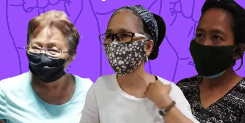 The three women arrested by the police and military in a raid in Mabalacat, Pampanga on Wednesday are civilian organizers of farmers and were not high-ranking Communist Party of the Philippines (CPP) officers, a human rights group said.