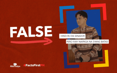 FACT CHECK: Robin Padilla drafted & passed the ‘Padilla Law’ while in prison