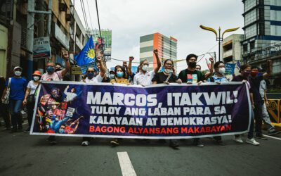 IN PHOTOS: Groups protest on Marcos Jr’s inauguration day