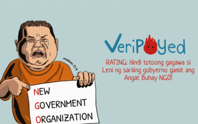 VERIPOYED: Hindi totoong gagawa si Leni ng sariling gobyerno gamit ang Angat Buhay NGO