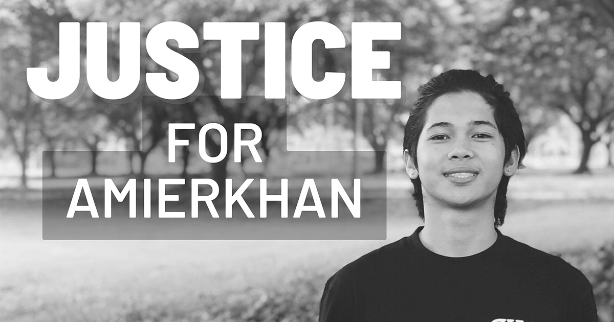 The family of 19-year old Amierkhan Mangacop, who was killed in a shooting incident in a bar last July 2, has spoken out on the Philippine National Police’s ‘wrong portrayal’ of Amierkhan and requested the National Bureau of Investigation to lead the probe on this case.