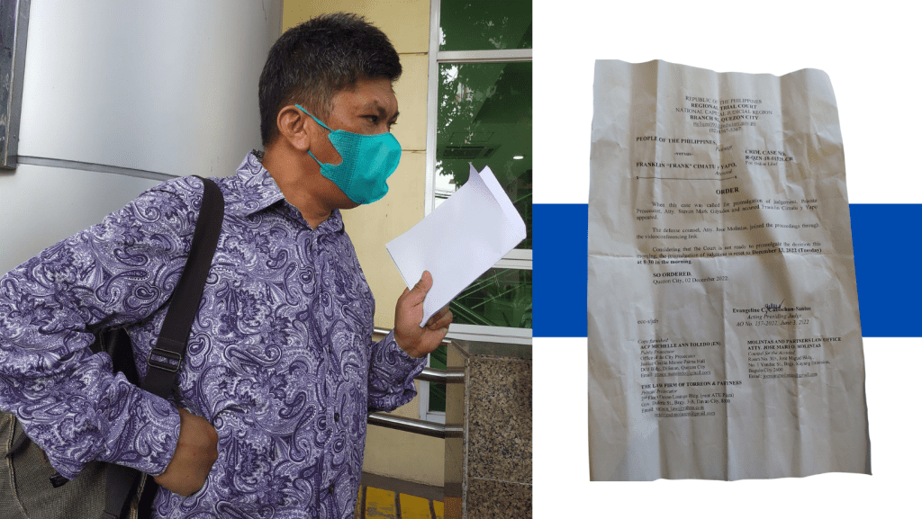 Just like other cyber libel charges, the case against Cimatu is clearly meant to harass journalists