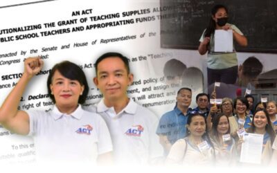 ACT announces teaching supplies allowance increase